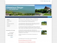 gaestehaus-berger.de Webseite Vorschau
