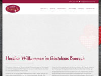 gaestehaus-boersch.de Webseite Vorschau