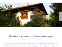 gaestehaus-brunner.de Webseite Vorschau