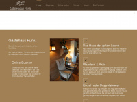 gaestehaus-funk.de Webseite Vorschau