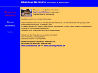 gaestehaus-hoffmann.de Webseite Vorschau