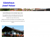 gaestehaus-josef-holzer.de Webseite Vorschau
