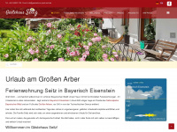 gaestehaus-josef-seitz.de Webseite Vorschau