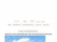 gaestehaus-schuler.de Webseite Vorschau