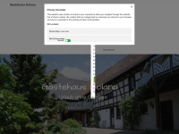 gaestehaus-solana.de Webseite Vorschau