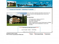 gaestehaus-truskaller.at Webseite Vorschau