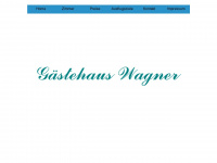 gaestehaus-wagner.de Webseite Vorschau