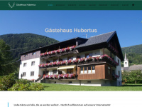 gaestehaushubertus.at Webseite Vorschau