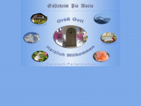 gaesteheim-piamaria.de Webseite Vorschau