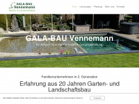gala-bau-vennemann.de Webseite Vorschau