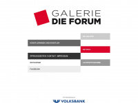 galerie-forum.at Webseite Vorschau