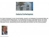 galerie-kollwitzplatz.de Webseite Vorschau