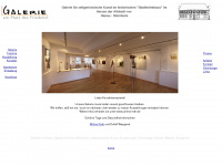 galerieamplatzdesfriedens.de Webseite Vorschau