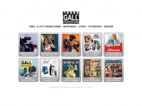 gall-productions.ch Webseite Vorschau
