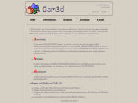 gam3d.at Webseite Vorschau