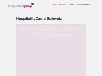 hospitalitycamp.ch Webseite Vorschau
