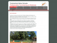 tennisschule-adrianschuster.de Webseite Vorschau
