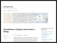disruptivegeo.com Webseite Vorschau