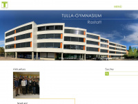 tulla-gymnasium.de Webseite Vorschau