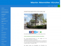 martin-niemoeller-kirche.de Webseite Vorschau