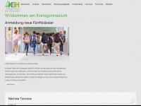 kreisgymnasium-hochschwarzwald.de Webseite Vorschau