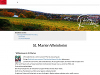 stmarien-weinheim.de Webseite Vorschau