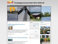 energiegenossenschaft-hohe-waid.de Webseite Vorschau