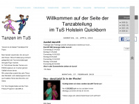 thq-tanzen.de Webseite Vorschau