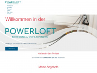 powerloft.ch Webseite Vorschau