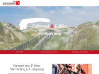 langeoog-fahrradverleih.de Webseite Vorschau