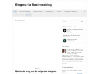 blogmania.nl Webseite Vorschau