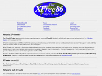 xfree86.org Webseite Vorschau