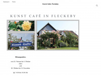 kunst-cafe-fleckeby.de Webseite Vorschau
