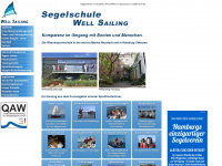 well-sailing.de Webseite Vorschau