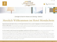hotelmondschein.it Webseite Vorschau
