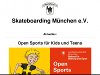 skateboarding-muenchen.org Webseite Vorschau