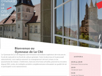 gymnasecite.ch Webseite Vorschau