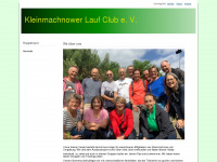 kleinmachnower-laufclub.de Webseite Vorschau