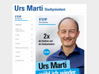 urs-marti.ch Webseite Vorschau