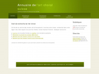 choeurs.net Webseite Vorschau