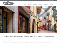 grueter-reisen.ch Webseite Vorschau