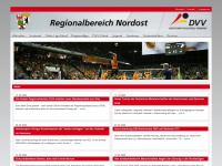volleyball-nordost.de Webseite Vorschau