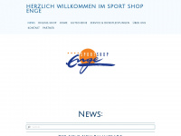 sportshop-enge.ch Webseite Vorschau