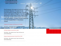 girsberger-informatik.ch Webseite Vorschau