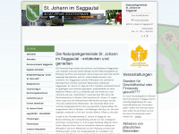 st-johann-saggautal.gv.at Webseite Vorschau