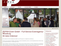 zepra-event.de Webseite Vorschau