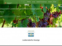 leobersdorfer-heurige.at Webseite Vorschau