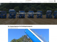 werner-transporte.de Webseite Vorschau