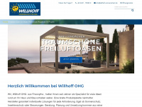 willhoff-sonnenschutz.de Webseite Vorschau