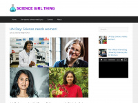 science-girl-thing.eu Webseite Vorschau